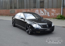 W221 V221 S-Klasse Mercedes Tuning AMG Bodykit Felgen Auspuff Spurverbreiterung Carbon