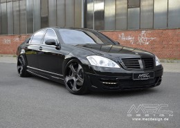 W221 V221 S-Klasse Mercedes Tuning AMG Bodykit Felgen Auspuff Spurverbreiterung Carbon