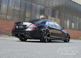 W221 V221 S-Klasse Mercedes Tuning AMG Bodykit Felgen Auspuff Spurverbreiterung Carbon