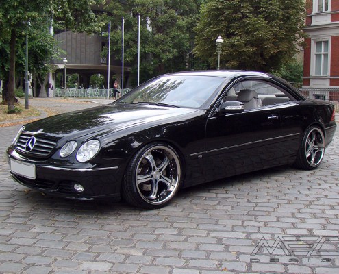 W215 C215 CL Mercedes Tuning AMG Bodykit Felgen Auspuff Spurverbreiterung Carbon