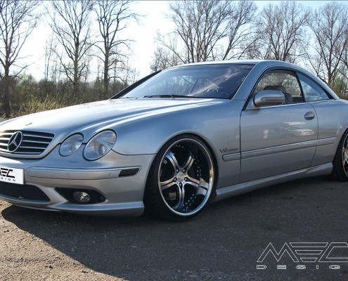 W215 C215 CL Mercedes Tuning AMG Bodykit Felgen Auspuff Spurverbreiterung Carbon