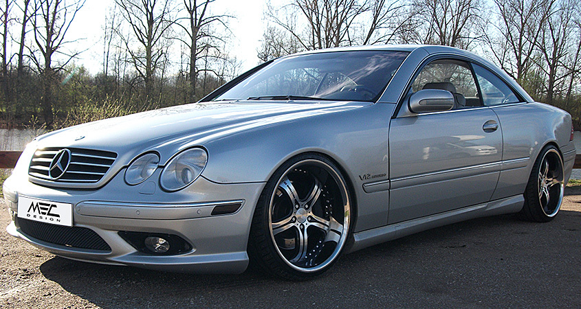 W215 C215 CL Mercedes Tuning AMG Bodykit Felgen Auspuff Spurverbreiterung Carbon