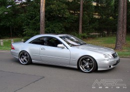 W215 C215 CL Mercedes Tuning AMG Bodykit Felgen Auspuff Spurverbreiterung Carbon