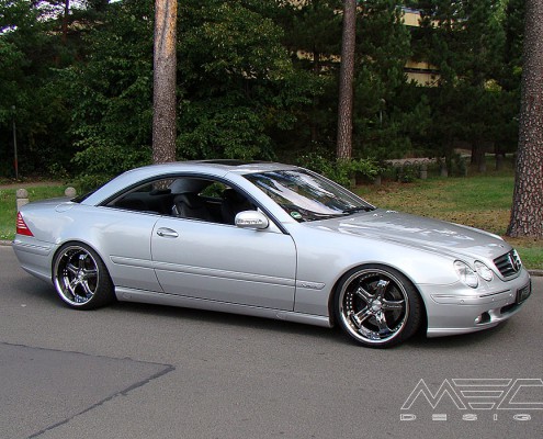 W215 C215 CL Mercedes Tuning AMG Bodykit Felgen Auspuff Spurverbreiterung Carbon