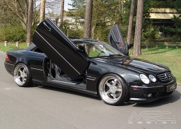 W215 C215 CL Mercedes Tuning AMG Bodykit Felgen Auspuff Spurverbreiterung Carbon
