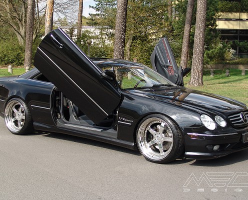 W215 C215 CL Mercedes Tuning AMG Bodykit Felgen Auspuff Spurverbreiterung Carbon