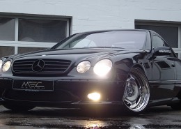 W215 C215 CL Mercedes Tuning AMG Bodykit Felgen Auspuff Spurverbreiterung Carbon
