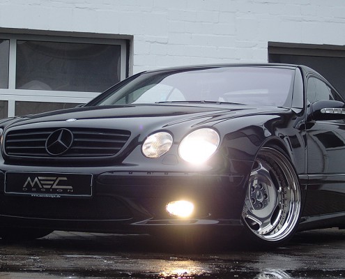 W215 C215 CL Mercedes Tuning AMG Bodykit Felgen Auspuff Spurverbreiterung Carbon