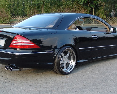 W215 C215 CL Mercedes Tuning AMG Bodykit Felgen Auspuff Spurverbreiterung Carbon