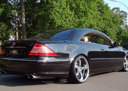 W215 C215 CL Mercedes Tuning AMG Bodykit Felgen Auspuff Spurverbreiterung Carbon