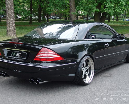 W215 C215 CL Mercedes Tuning AMG Bodykit Felgen Auspuff Spurverbreiterung Carbon
