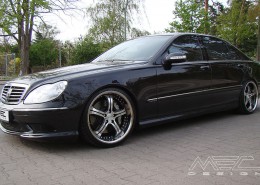W220 V220 S-Klasse Mercedes Tuning AMG Bodykit Felgen Auspuff Spurverbreiterung Carbon