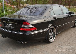 W220 V220 S-Klasse Mercedes Tuning AMG Bodykit Felgen Auspuff Spurverbreiterung Carbon