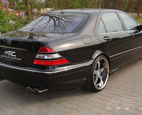 W220 V220 S-Klasse Mercedes Tuning AMG Bodykit Felgen Auspuff Spurverbreiterung Carbon