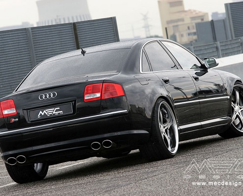 MEC Design Audi S8 with mecxtreme3 22" 3piece wheels