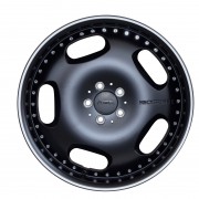 mecxtreme1 one piece wheel in Full Matt Black finish