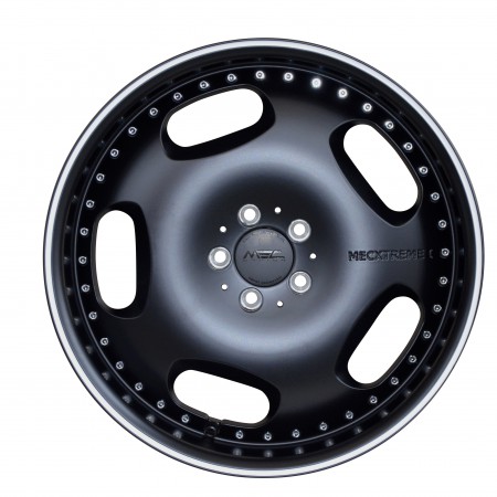 mecxtreme1 one piece wheel in Full Matt Black finish