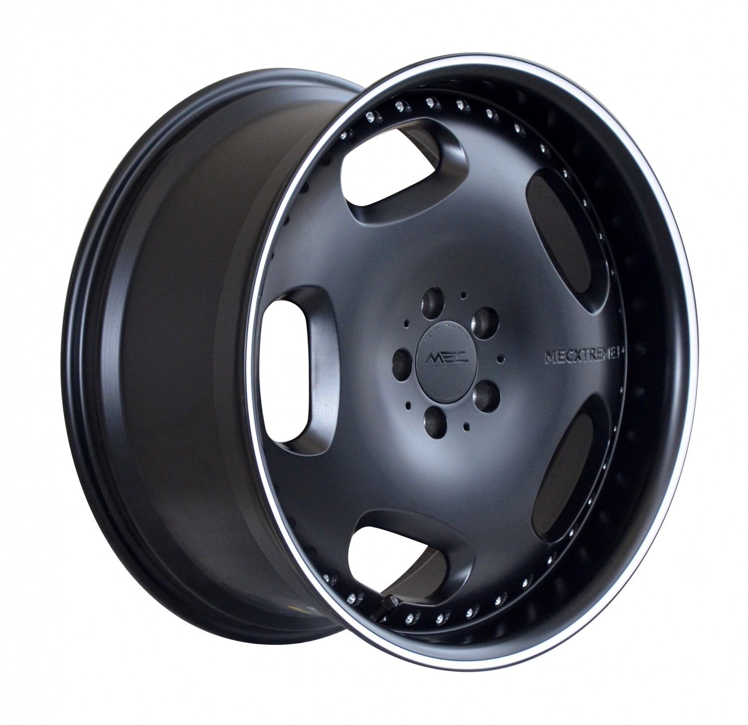 mecxtreme1 one piece wheel in Full Matt Black finish
