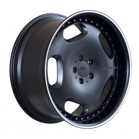 mecxtreme1 one piece wheel in Full Matt Black finish