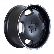 mecxtreme1 one piece wheel in Full Matt Black finish