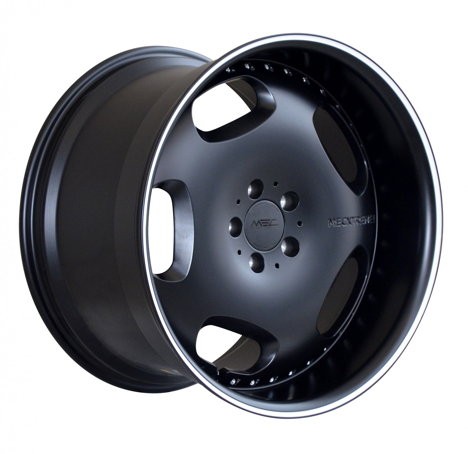 mecxtreme1 one piece wheel in Full Matt Black finish