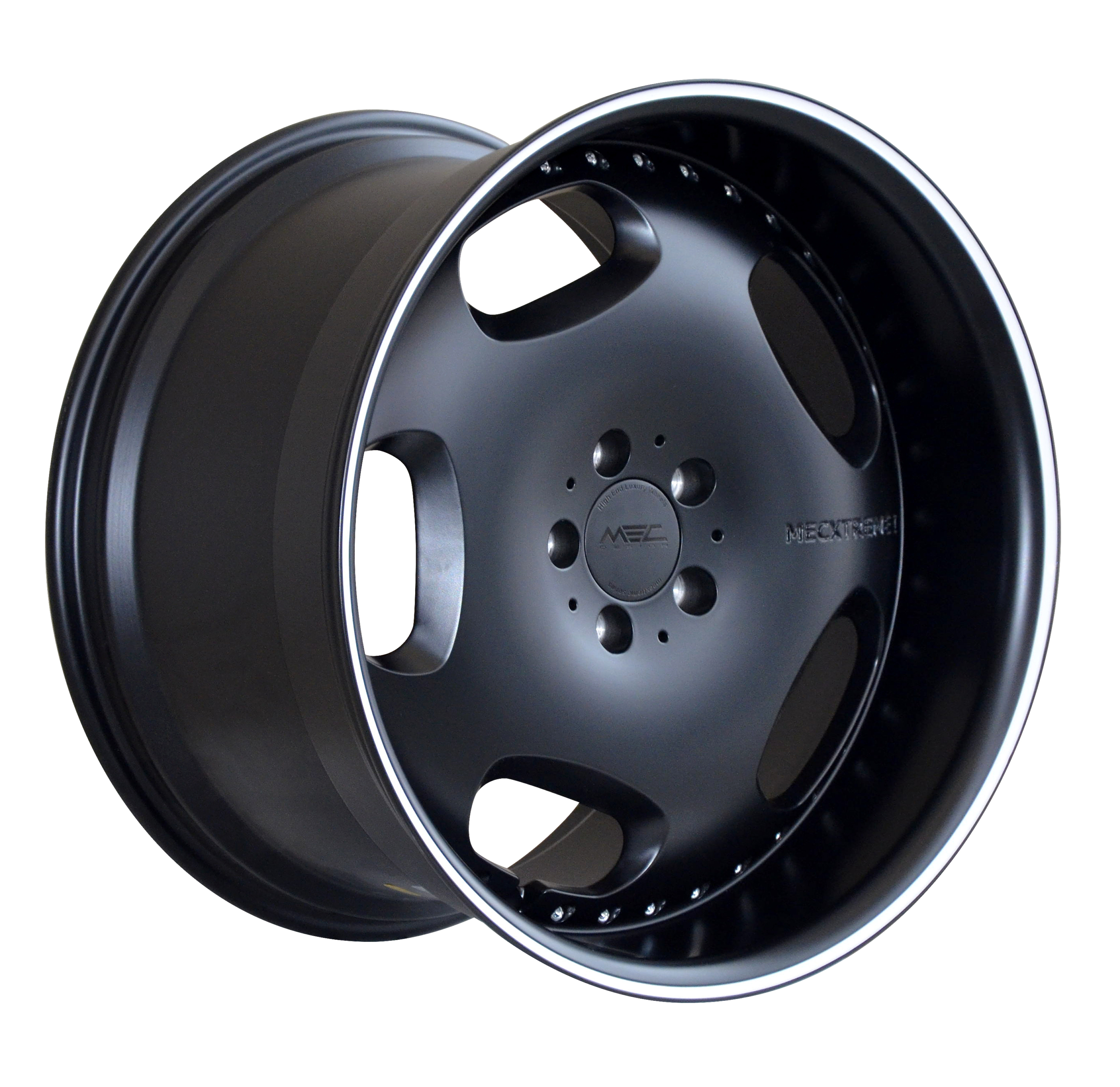 mecxtreme1 one piece wheel in Full Matt Black finish