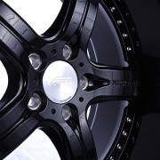 mecxtreme3 one piece wheel in Full Glossy Black without Stainless Steel Lip