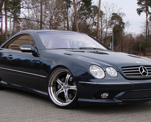 W215 C215 CL Mercedes Tuning AMG Bodykit Felgen Auspuff Spurverbreiterung Carbon