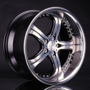 mecxtreme3 one piece wheel in Satin Black finish