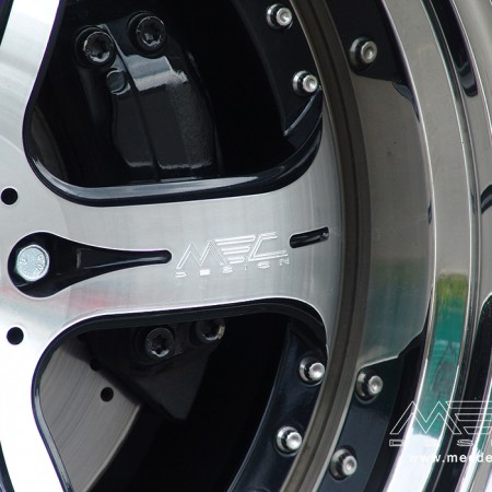 MEC Design mecxtreme3 with stepped lip and satin black finish