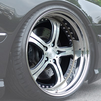MEC Design mecxtreme1 3 piece wheel with flat lip from the original mecxtreme Series