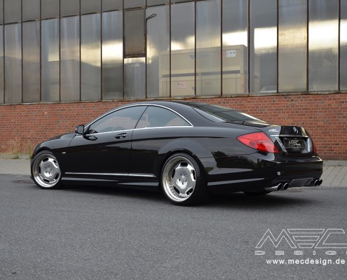MEC Design CL500 with mecxtreme1 3 piece wheel in 9,5+11x20