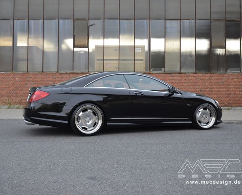 MEC Design CL500 with mecxtreme1 3 piece wheel in 9,5+11x20