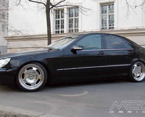 W220 V220 S-Klasse Mercedes Tuning AMG Bodykit Felgen Auspuff Spurverbreiterung Carbon