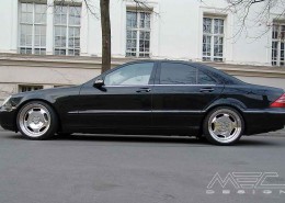 W220 V220 S-Klasse Mercedes Tuning AMG Bodykit Felgen Auspuff Spurverbreiterung Carbon