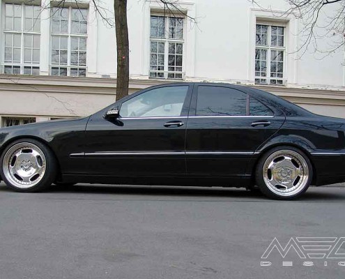 W220 V220 S-Klasse Mercedes Tuning AMG Bodykit Felgen Auspuff Spurverbreiterung Carbon