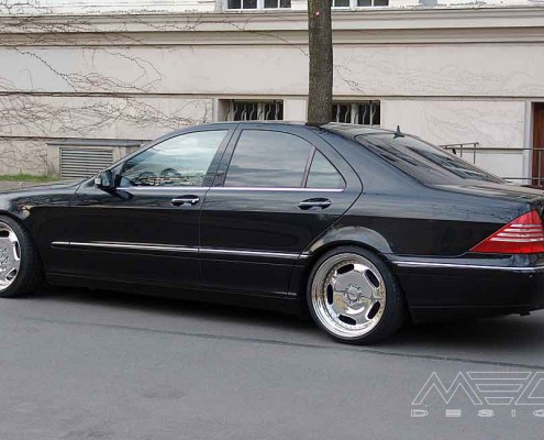 W220 V220 S-Klasse Mercedes Tuning AMG Bodykit Felgen Auspuff Spurverbreiterung Carbon