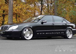 W220 V220 S-Klasse Mercedes Tuning AMG Bodykit Felgen Auspuff Spurverbreiterung Carbon