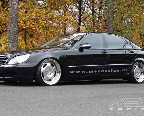 W220 V220 S-Klasse Mercedes Tuning AMG Bodykit Felgen Auspuff Spurverbreiterung Carbon