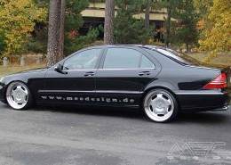 W220 V220 S-Klasse Mercedes Tuning AMG Bodykit Felgen Auspuff Spurverbreiterung Carbon