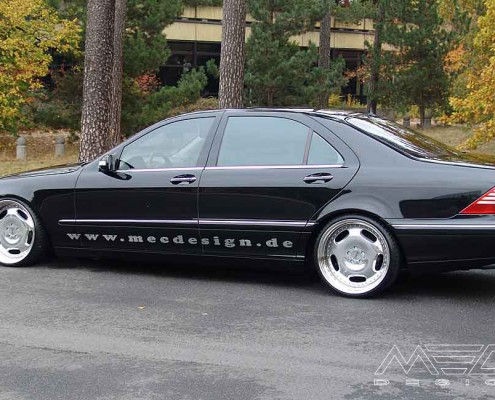 W220 V220 S-Klasse Mercedes Tuning AMG Bodykit Felgen Auspuff Spurverbreiterung Carbon