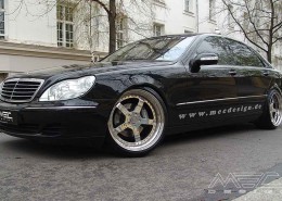 W220 V220 S-Klasse Mercedes Tuning AMG Bodykit Felgen Auspuff Spurverbreiterung Carbon