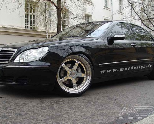 W220 V220 S-Klasse Mercedes Tuning AMG Bodykit Felgen Auspuff Spurverbreiterung Carbon