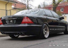 W220 V220 S-Klasse Mercedes Tuning AMG Bodykit Felgen Auspuff Spurverbreiterung Carbon