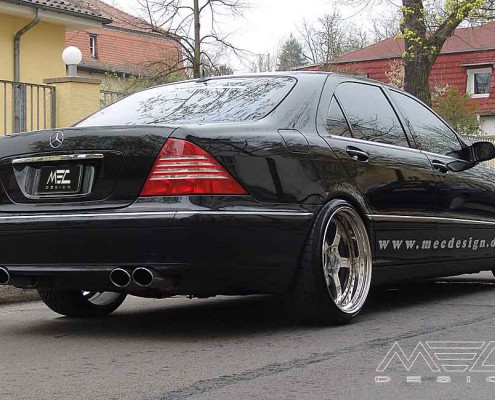 W220 V220 S-Klasse Mercedes Tuning AMG Bodykit Felgen Auspuff Spurverbreiterung Carbon