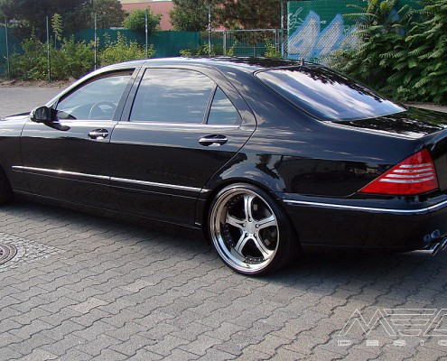 W220 V220 S-Klasse Mercedes Tuning AMG Bodykit Felgen Auspuff Spurverbreiterung Carbon