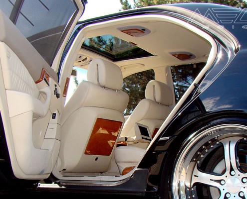 W220 V220 S-Class Mercedes Tuning AMG Interior Carbon Leather