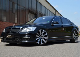 W221 V221 S-Klasse Mercedes Tuning AMG Bodykit Felgen Auspuff Spurverbreiterung Carbon