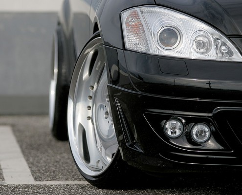 W221 V221 S-Klasse Mercedes Tuning AMG Bodykit Felgen Auspuff Spurverbreiterung Carbon