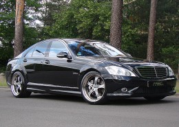 W221 V221 S-Klasse Mercedes Tuning AMG Bodykit Felgen Auspuff Spurverbreiterung Carbon